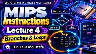 COA - MIP Instruction Branches and Loops (Lecture 4)