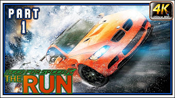NEED FOR SPEED THE RUN Gameplay Walkthrough PART 1 - The Race Begins [4K 60FPS] - No Commentary