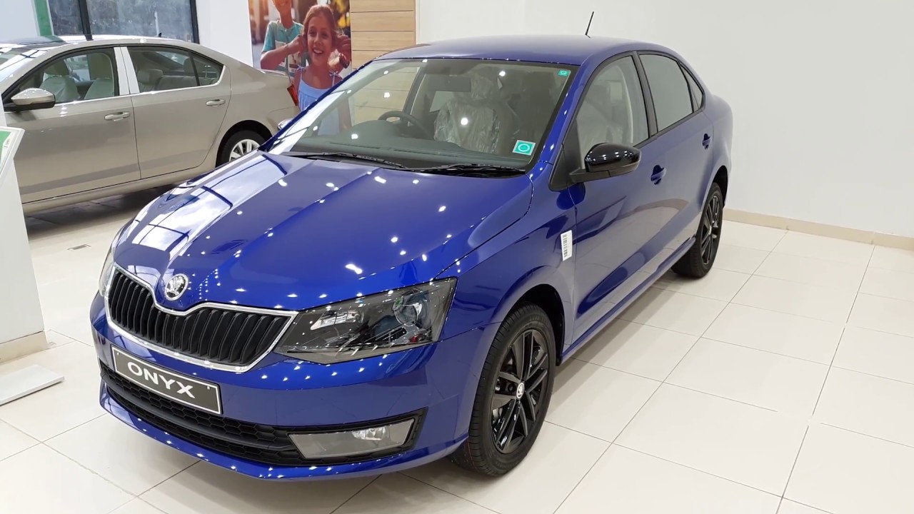 Skoda Rapid Blue Onyx Edition In 4k 60fps Exterior And Interior Black Alloy Looks Stunning