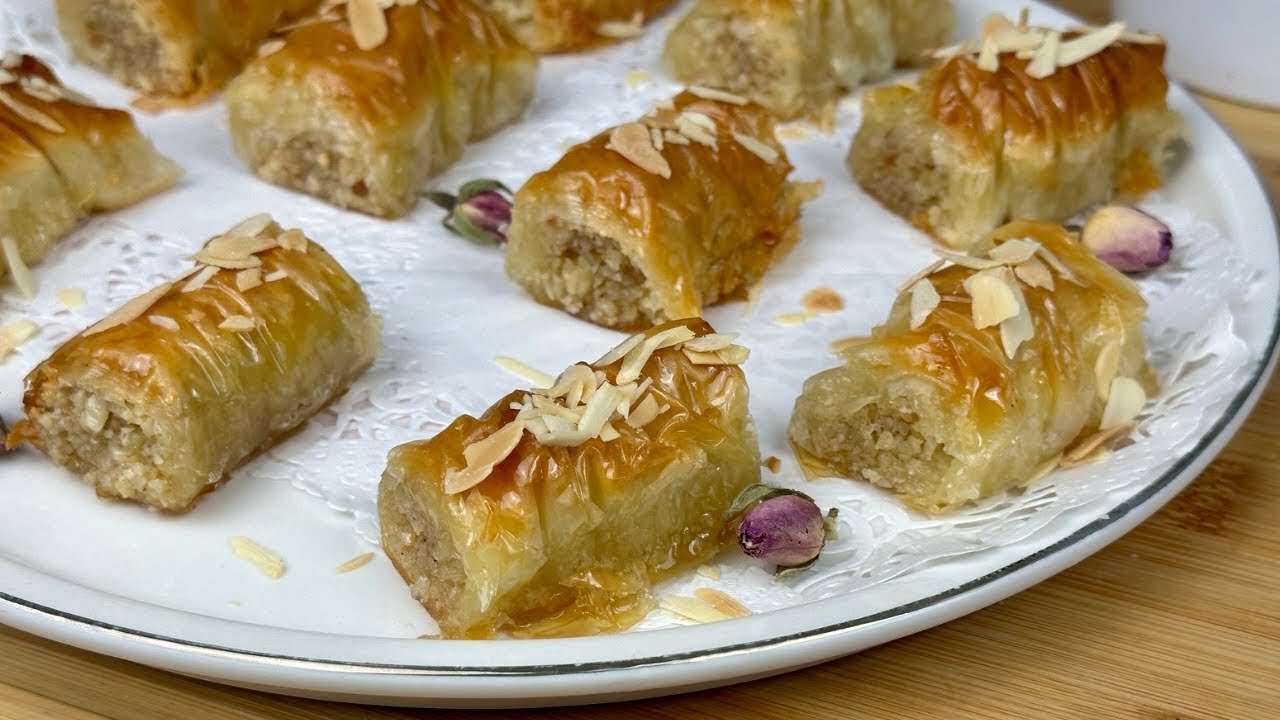 RECETTE DE GÂTEAUX DE L’EÏD 2023 🌙 LES BAKLAWA ROLLS HYPER CROUSTILLANT🇹🇷SIMPLE & RAPIDE À FAIRE