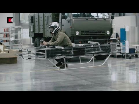 Video till Kalashnikov har byggt en hoverbike