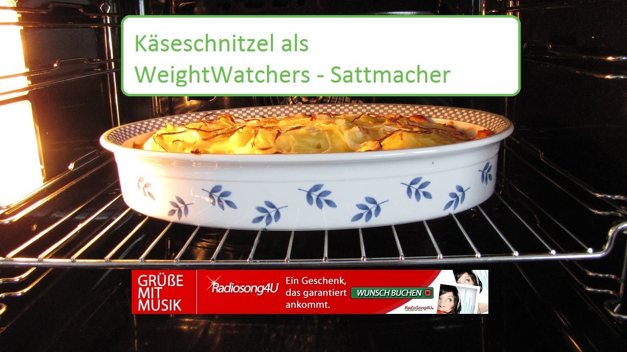 Weight Watchers Sattmacher Käseschnitzel | Smart Points | Rezept - YouTube