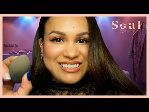 asmr spa 🥰 masaje 💆‍♀️ y maquillaje 💄 | Soul ASMR