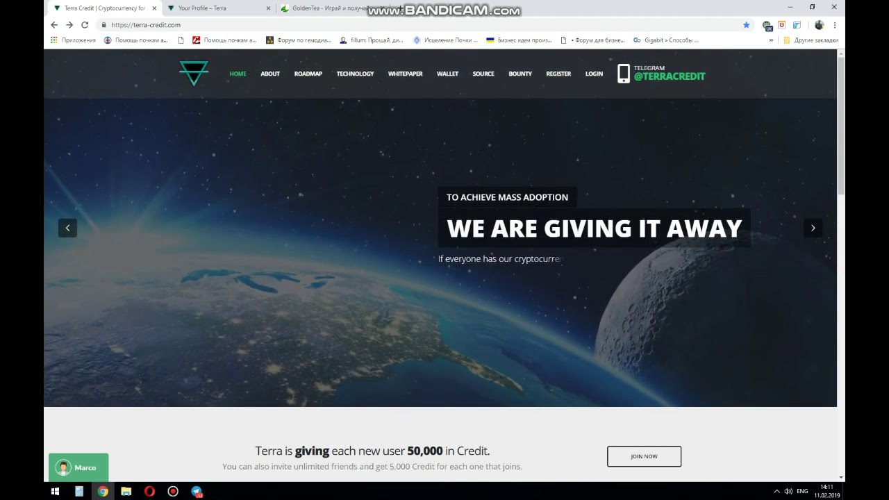 Terra credit получите 500$ за регистрацию   50$ за друзей