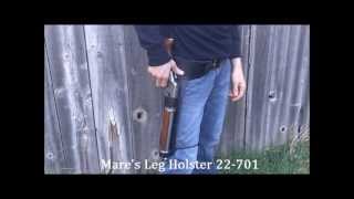 Mare's Leg Holster   Dummy Cartridges Steve McQueen Firefly Zombieland Prop Costume