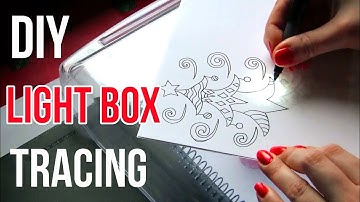 DIY Light Box Tracing || Art Tips