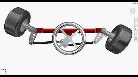 Kart Steering System Top View