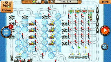 Train Track Maze - Train Pass Through Safely - Android Gameplay #1529