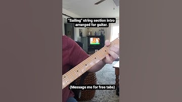 Thumbnail of "Sailing" (Christopher Cross) string section intro adapted for guitar.