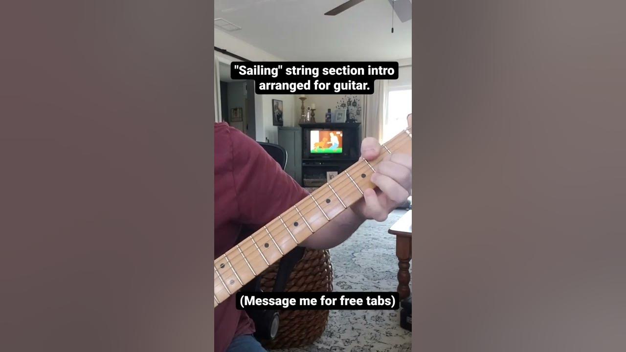"Sailing" (Christopher Cross) string section intro adapted for guitar. "Sailing" (Christopher Cross) string section intro adapted for guitar.
