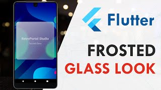 Flutter - Frosted Glass Effect | Flutter UI Design Tutorial screenshot 5