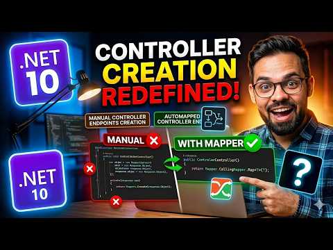 .NET Core Controllers Explained (AutoMapper API Endpoints Like a Pro 🚀)