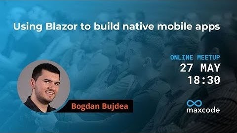 Using Blazor to build native mobile apps