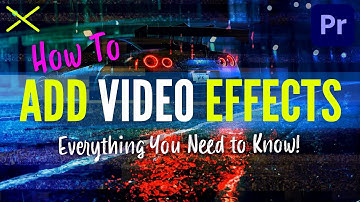 How To Add & Edit VIDEO EFFECTS in Premiere Pro CC 2021 // Tutorial for Beginners!