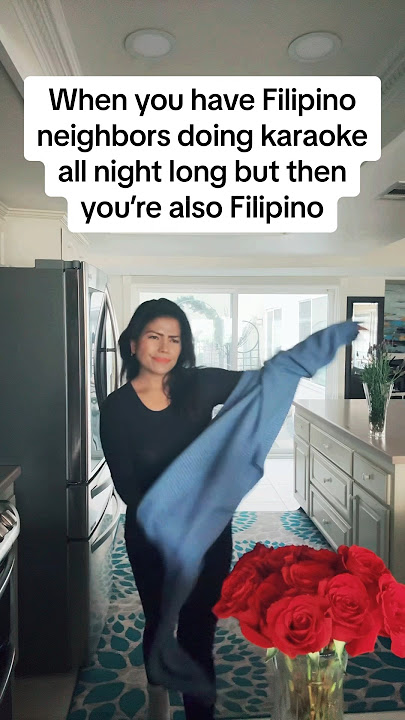 As they say, all of us Filipinos can sing!🎤#karaoke #sing #singing #filipino #filam #funny #fyp