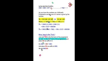 Trick 391 - How to find sum of any 1000 Consecutive Natural Numbers with a common difference of 3