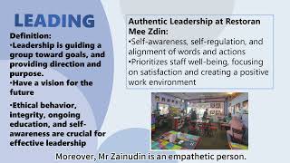 SMP10903 Principles of ManagementGroup Assignment 22F-05
