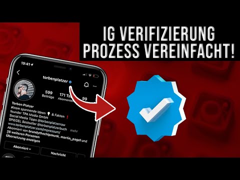 Blauen Haken auf Instagram bekommen! (neuer Verifizierungsprozess)