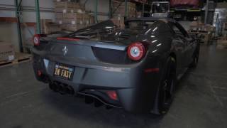 Ferrari 458 akrapovic exhaust with ...