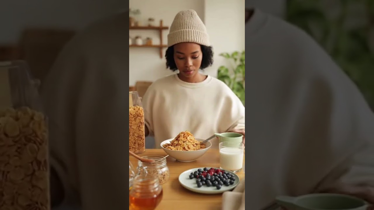 Crunchy Cereal Eating Sounds | Girl Eating Spoonfuls With Real Eating ASMR