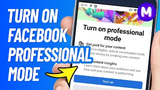 How To Turn On Professional Mode On Facebook - Monetization Make Money