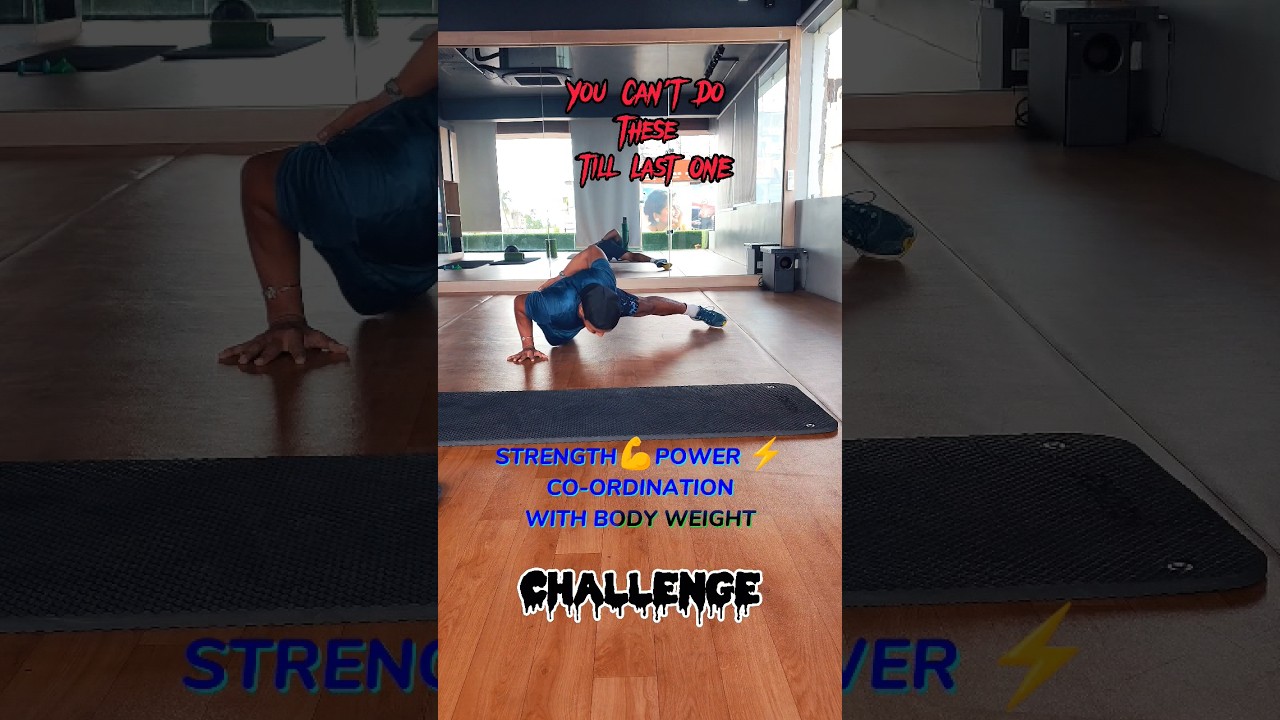 Full body Only Bodyweight exercises For Strength💪Power