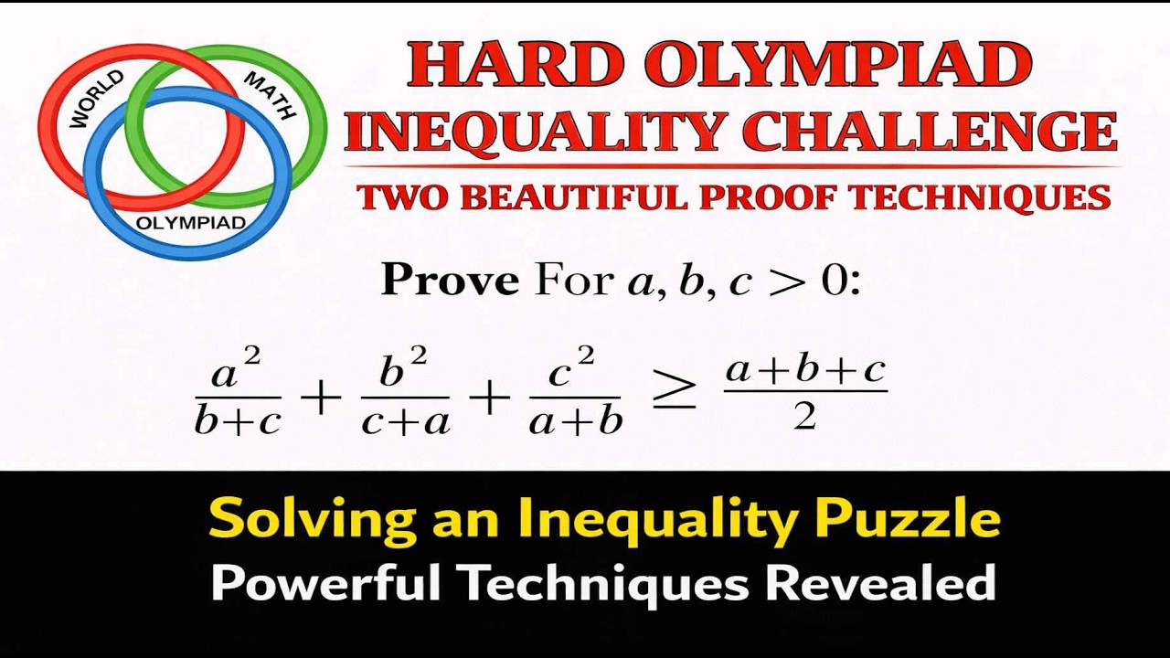 This Inequality Stumps Most Math Competitors — Here's Why