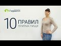 10 правил приёма пищи. Секреты похудения.