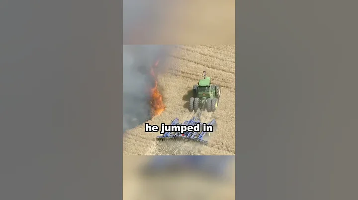 Farmer Saves Field From Fire