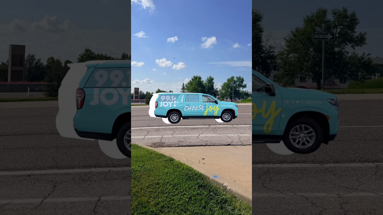 Can you pause the JOY van perfectly? 🛑