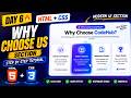 Build Why Choose Us Section with HTML & CSS | Responsive Website Tutorial | Day 6