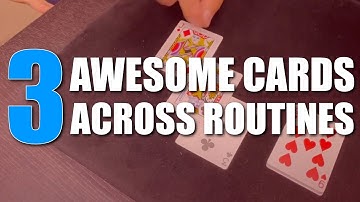 3 Awesome Cards Across Routines You Have Never Seen Before - Magic Stuff With Craig Petty