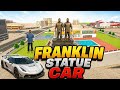 Franklin Statue Car Challenge 😱 Giant Franklin vs Supercar in GTA 5! Indian theft auto simulator ||