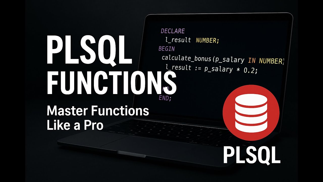 PLSQL Session-1(Functions) - YouTube