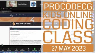 ProCodeCG Kids Regular Coding Class - Online - 27 May 2023