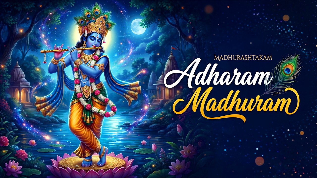 दुनिया का सबसे मधुर भजन 🙏 Adharam Madhuram | अधरम् मधुरम् | Shri ...