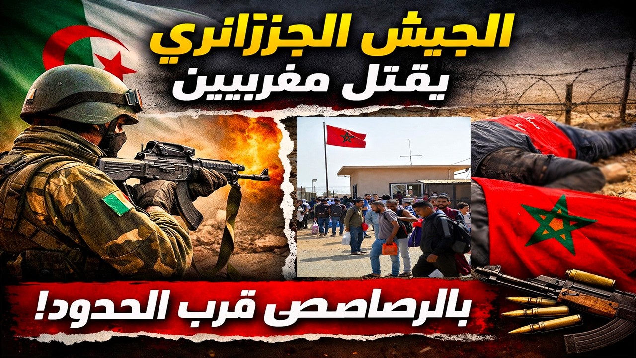 🔴 الجيش الجزائري يقتل مغربيين بالرصاص قرب الحدود | جريمة جديدة تهز الرأي العام