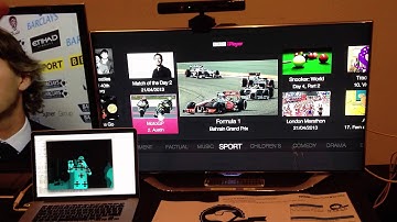 Gesture controlled smart TV using Xbox Kinect