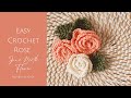 Free Crochet Rose Pattern designed by Moara Crochet