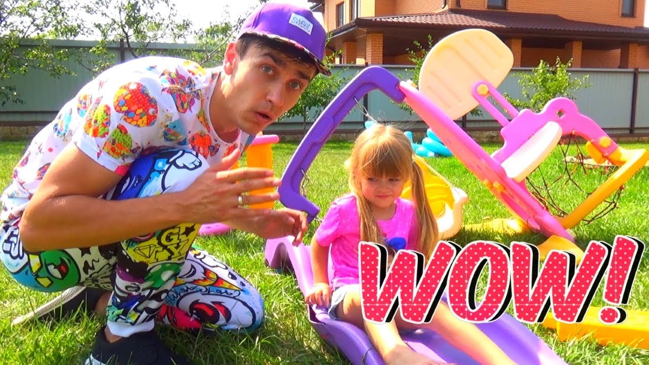 Vasena and Daddy made a mess and broke toys