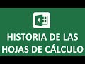 Historia de las hojas de cálculo