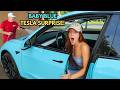 Surprising Her With A Baby Blue Model 3!! - Day In The Life Of An EV Dealer