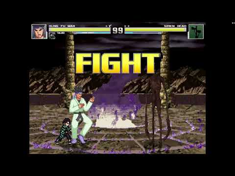 【mugen】竈門炭治郎 & カンフーマン vs サイレンヘッド