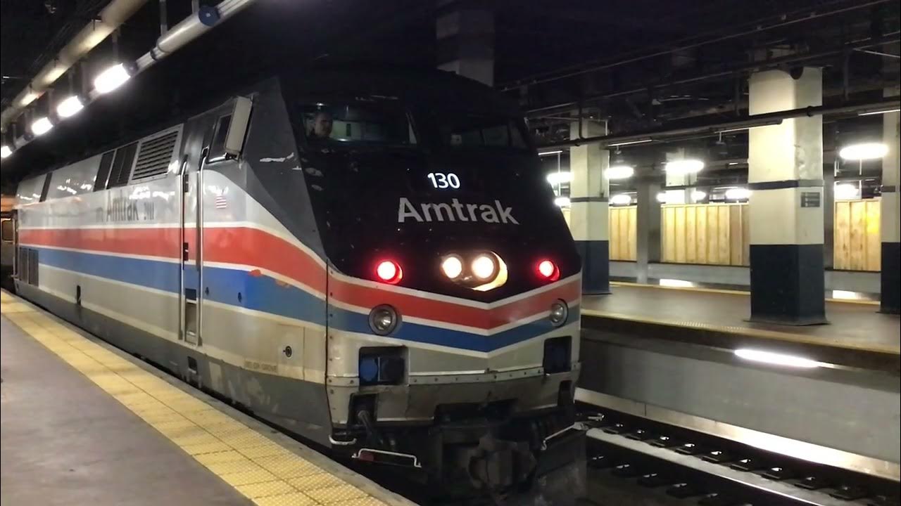 Amtrak Phase II P42 running light out of 30th Street Station YouTube