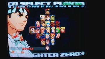 Street Fighter Zero 3 CPS2 + Logitech Z625 Audio Test