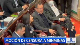 Congreso adelantó debate de moción de censura a MinMinas Irene Vélez