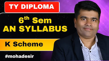 Diploma 6th Semester Syllabus | MSBTE AI&ML Diploma 6th Sem Syllabus | MSBTE Final Year K Scheme