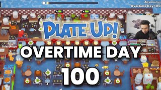 How I Beat Overtime Day 100 In Plate Up!