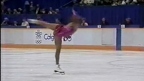 Jill Trenary (USA) - 1988 Calgary, Ladies' Short P...