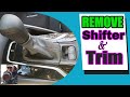 Shifter knob, cup holders, and console trim removal - 2020 Toyota Corolla